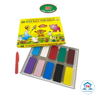 Đất nặn 10 màu MIC - Đất nặn thủ công không độc
