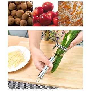 (SIÊU KHUYẾN MÃI) Nạo Gọt Hoa Quả Inox Loại 2 Lưỡi Siêu Hot