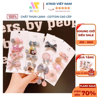 Kẹp tóc xinh xắn phong cách Hàn Quốc cho bé yêu