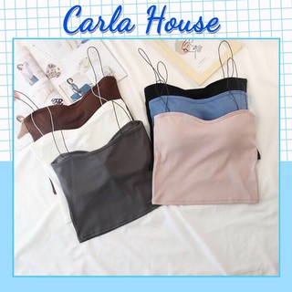 Áo 2 dây cotton CARLA quai mảnh nhiều màu cực xinh