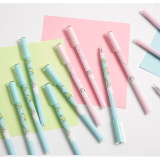 Lalunavn Bút gel mực ngòi nhỏ nét viết siêu đẹp 0.5mm cute - A27
