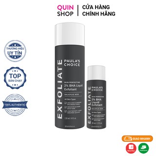 Tẩy Da Chết Hóa Học Paula’s Choice Skin Perfecting 2% BHA Liquid Exforliant