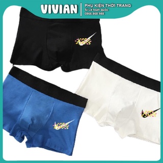Quần Lót Nam [NAIKI] Quần Sịp Đùi đai lớn dành cho người 65-85Kg , Cotton co dãn 4 chiều êm và thoải mái HÀNG CAO CẤP
