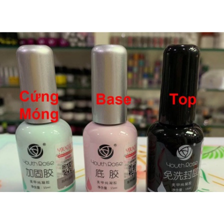 base top cứng móng hoa hồng