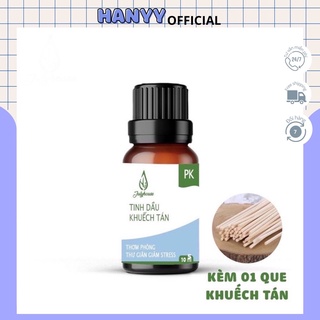 Bộ Khuếch tán hương thơm thư giãn giảm stress từ hỗn hợp tinh dầu Vỏ Bưởi, Bạc Hà, Cam Ngọt 5ml