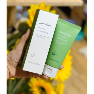 (SALE date gần 12/2022) Mặt nạ ngủ trà xanh Innisfree 𝐆𝐫𝐞𝐞𝐧 𝐓𝐞𝐚 𝐒𝐥𝐞𝐞𝐩𝐢𝐧𝐠 𝐌𝐚𝐬𝐤 𝟖𝟎𝐦𝐥