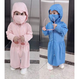 Áo Chống Nắng Thông Hơi Dáng Dài Cao Cấp Trẻ Em