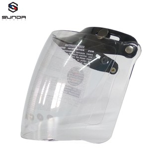 Kính Chắn Gió Mũ Bảo Hiểm SUNDA CA-105 gắn được cho tất cả các mũ ½ và ¾ trên thị trường