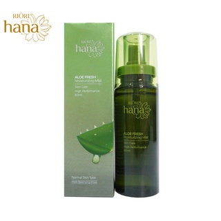 Xịt Khoáng RIORI Aloe Fresh 80ml – Xịt Cấp Ẩm Cho Da Tức Thời, Giữ lớp trang điểm, Giúp thư giãn, Giảm stress…