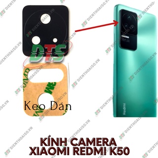 Kính camera xiaomi redmi k50 kèm keo dán
