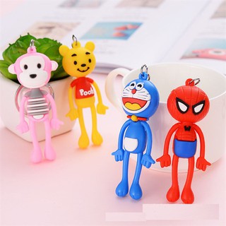 Móc khóa hoạt hình tay dài chân dài GIÁ SỈ