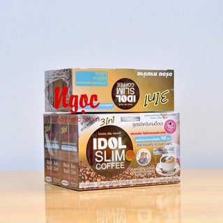 Combo 3 hộp cà phê Idol Slim Coffee Thái Lan (Mỗi hộp 10gói x 15g)