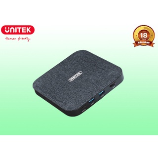 HỘP ĐỰNG Ổ CỨNG 2.5 SATA III TYPE-C -> 2USB 3.0/HDMI/PD 60W D032A UNITEK, BOX HDD,BH 18T