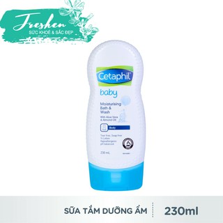 ✅ (CHÍNH HÃNG) Sữa tắm dưỡng ẩm CETAPHIL BABY MOISTURIZING WASH&amp; BATH 230ml
