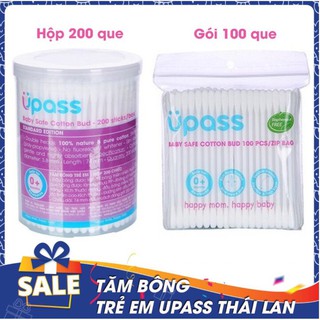 (Made in Thailand) COMBO 300/328 Tăm bông cho trẻ em Upass UP4101A UP4102A / LOVELY