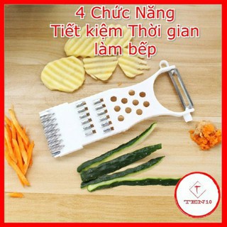 Nạo rau củ quả đa năng nạo sợi , thái sóng, nạo vỏ, giao màu ngẫu nhiên