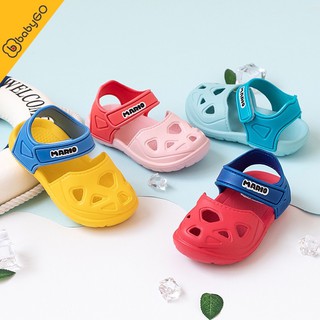 Dép sục cho bé MARIO có quai dán đế chống trơn trượt siêu mềm,êm kèm icon sticker SD2