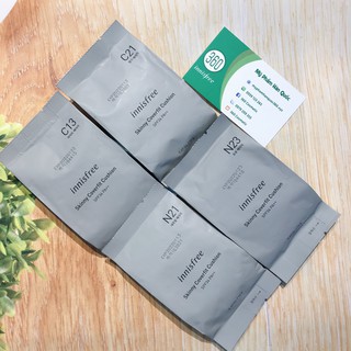 Lõi Phấn Nước Cho Da Dầu Innisfree Skinny Coverfit Cushion 14g (kèm bông phấn)