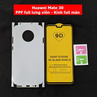 Bộ PPF full viền kính cường lực full màn hình Huawei Mate 30