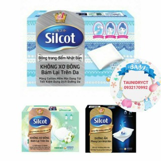 Bông trang điểm (bông tẩy trang) Silcot 82/66/40 miếng/hộp