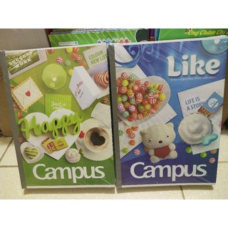 Sét 10 Vở cấp 2 Campus 80 trang GIF