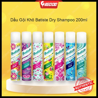 Dầu Gội Khô Batiste Dry Shampoo 200ml chính hãng UK
