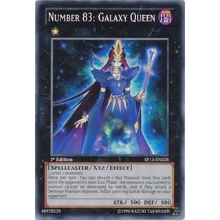 Thẻ bài Yugioh - TCG - Number 83: Galaxy Queen / SP13-EN028'