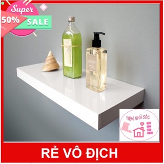 6 thanh kệ gỗ 80x15x3,6 màu cánh dán