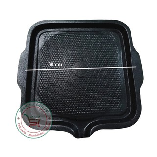 Vỉ nướng bếp ga chảo nướng chống dính có rãnh thoát dầu mỡ tiện lợi nướng không khói