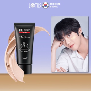 Kem che khuyết điểm chống nắng không lộ vân, dưỡng trắng da, giảm nhăn cho nam giới Grinif Natural BB Cream for Men 50g