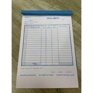 Hoá đơn 1 liên A5