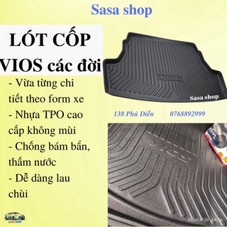 Lót cốp Toyota VIOS 2014 - 2022 - nhựa TPO cao cấp, chính hãng