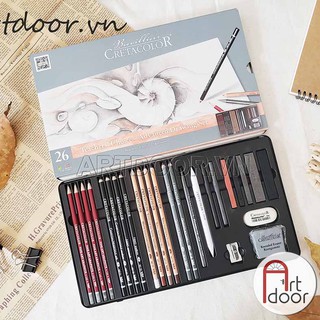 [ARTDOOR] Bộ bút chì chuyên nghiệp CRETACOLOR Advanced 26 món (40042)