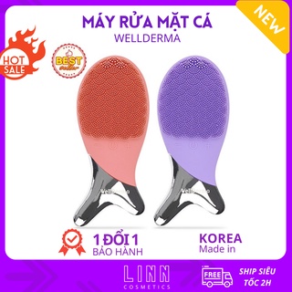 Máy rửa mặt cá Wellderma Cleansing Fish Hàn Quốc - Mẫu mới 2022