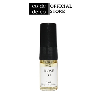 Tinh Dầu Thơm Code Deco Labo Rose 31 Thanh Lịch, Bí Ẩn, Thu Hút 2ml