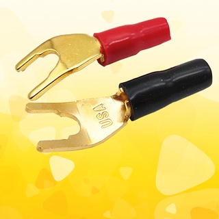 Jack càng cua chữ U đỏ đen lõi đồng vỏ nhựa mềm (1 chiếc)