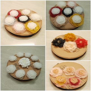 Sỉ hoa cài Áo - Hoa Trâm Cài Áo - Phụ Kiện Thời Trang - Hoa Handmade Cài Áo Cao Cấp