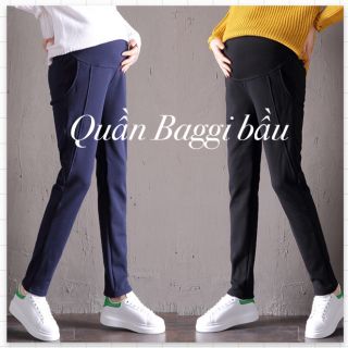 Quần baggy bầu - quần bầu công sở Mùa Hè, có túi - 𝐐𝟐