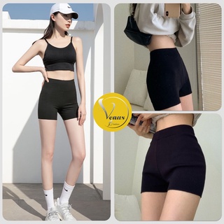 [Mã SKAMFSW175 giảm 10K đơn 50K] Quần Legging Đùi Yoga dáng ôm ngắn phong cách thể thao Ulzzang hàng cao cấp