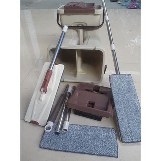 Chổi lau nhà gạt nước có thùng