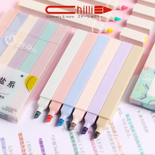 Bút Highlight Cream Color (lẻ) tone pastel siêu dễ thương
