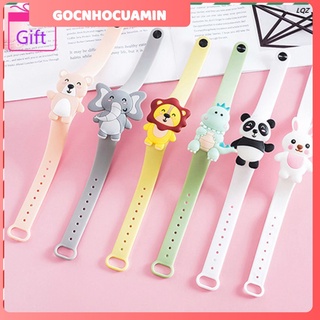 Vòng đeo tay chống muỗi có khóa cài họa tiết hoạt hình đáng yêu nhỏ gọn dành cho trẻ em