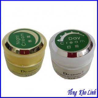 Bộ kem vỗ bong Dr.snow sạch nám, Tàn nhang, Trắng da