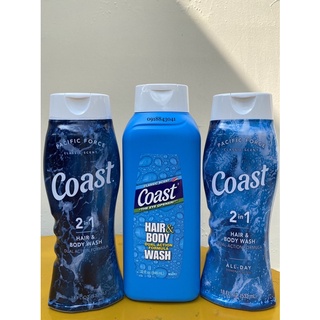 Sữa tắm gội Coast Nam 532ml [Mỹ]
