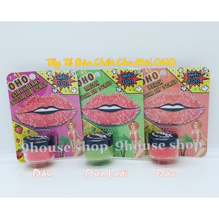01 Hủ Tẩy Tế Bào Chết Cho Môi OHO SUGAR LIP SCRUB Thái Lan 25gram