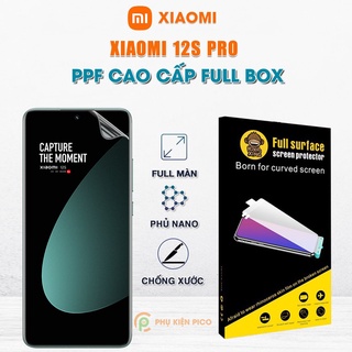 Dán màn hình Xiaomi 12S Pro full màn hình dẻo trong suốt PPF chính hãng Moxiao Xing - Dán Màn hình Xiaomi Mi 12S Pro