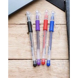 HỘP 10C BÚT GEL NƯỚC GEL08 XANH ĐỎ ĐEN TÍM