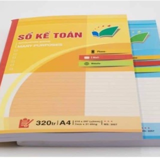 Sổ kế toán A4 Hải Tiến 300 trang 21 x 29,7 cm