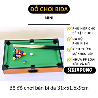 [SGD] Bàn Chơi Bida - Bàn Bi A Mini 31*51*9.6 Cho Bé Tập Chơi 9185