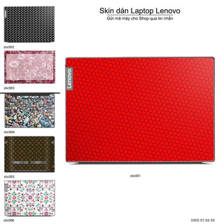Skin dán Laptop Lenovo in hình Hoa văn sticker (inbox mã máy cho Shop)